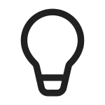 Lightbulb SVG Icon